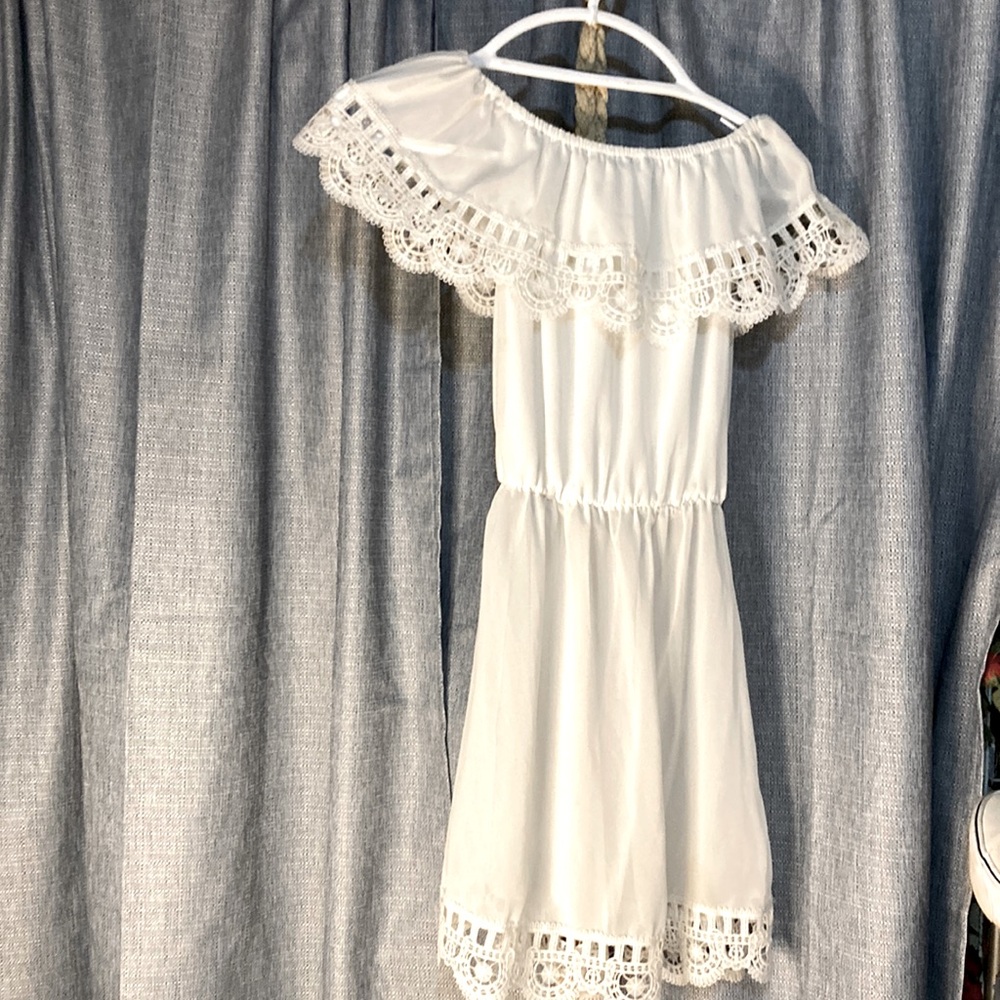 Hand made dress for beach wedding